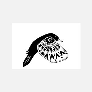 Patterned Wing Bird 1
